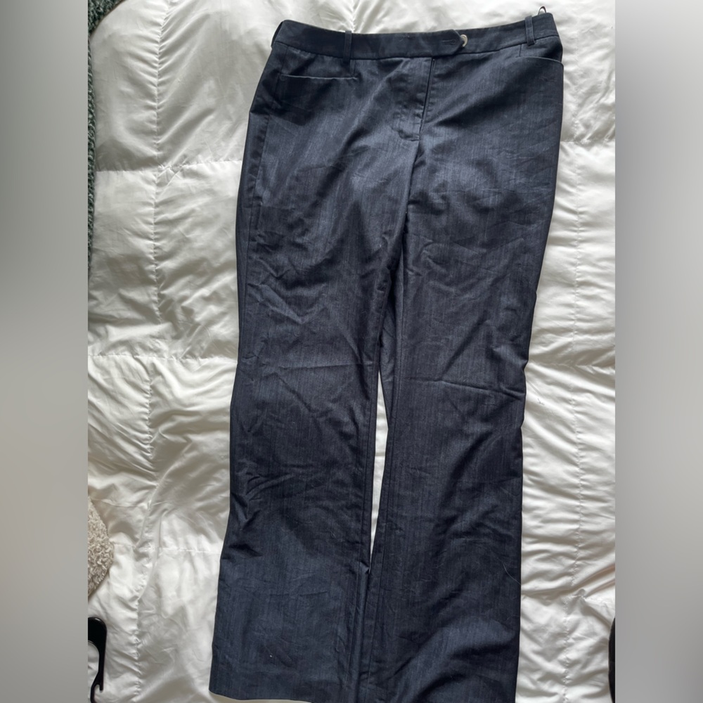 Calvin Klein Blue Trousers Bootcut Stretch